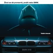 BMW - ukázka inzerce